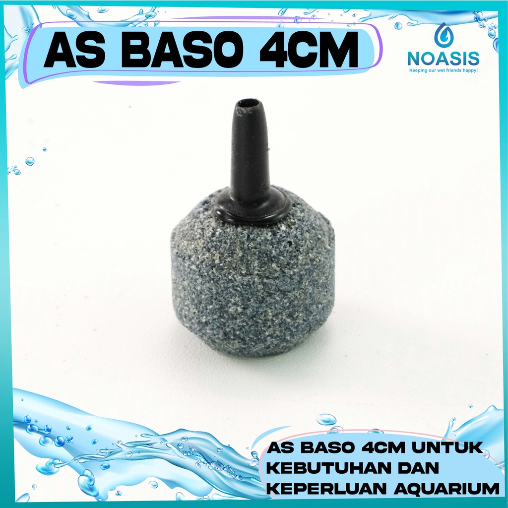 AIRSTONE 4 CM BATU AERATOR AIR STONE BULAT BASO AQUARIUM AKUARIUM