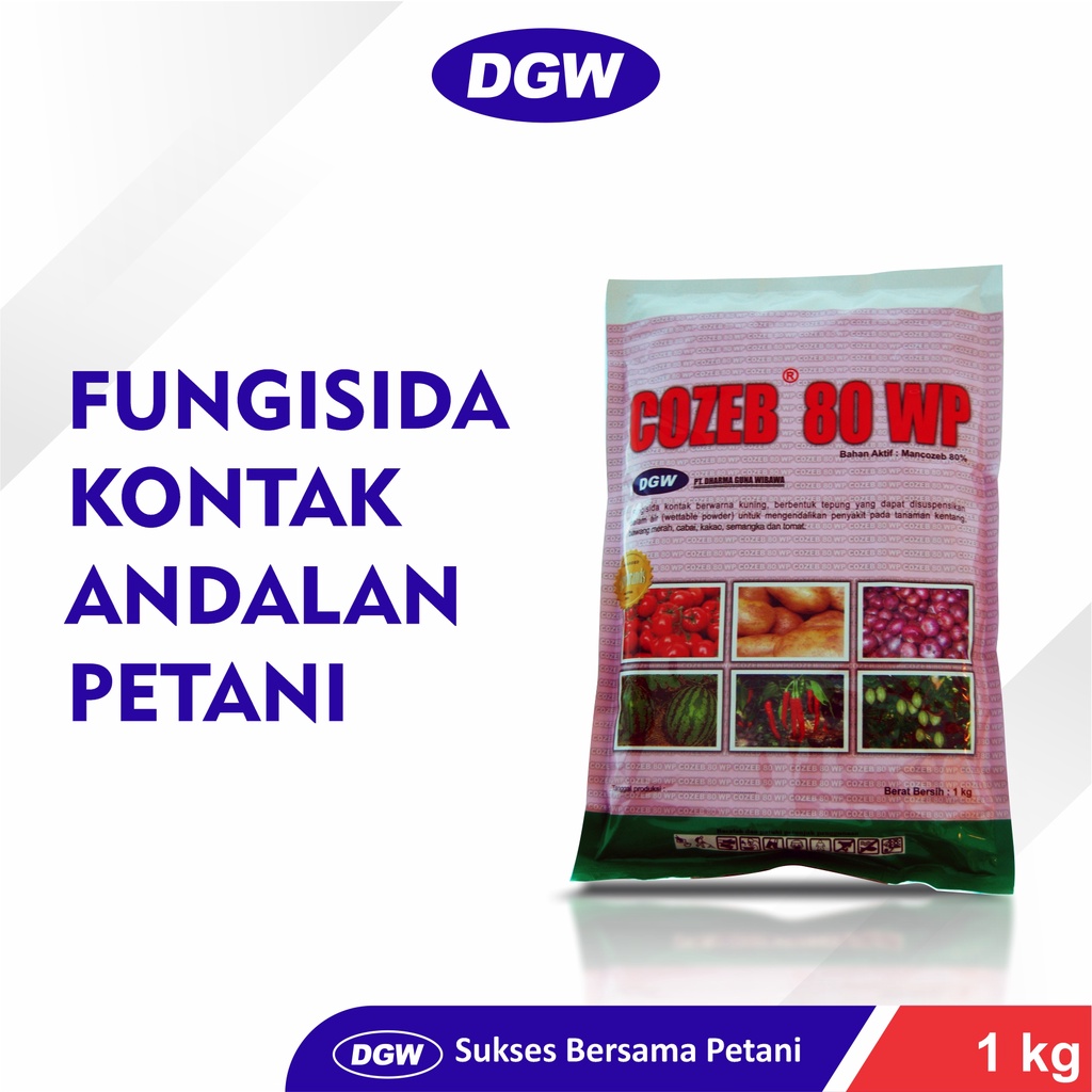 Cozeb 80 WP DGW Fungisids Mancozeb 1 KG