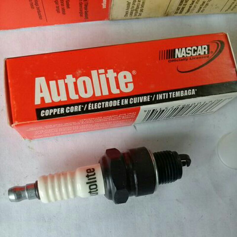 Busi Autolite 275 untuk motor RXK, FIZR, force one, V75, V80,  dan motor 2 tak lainnya