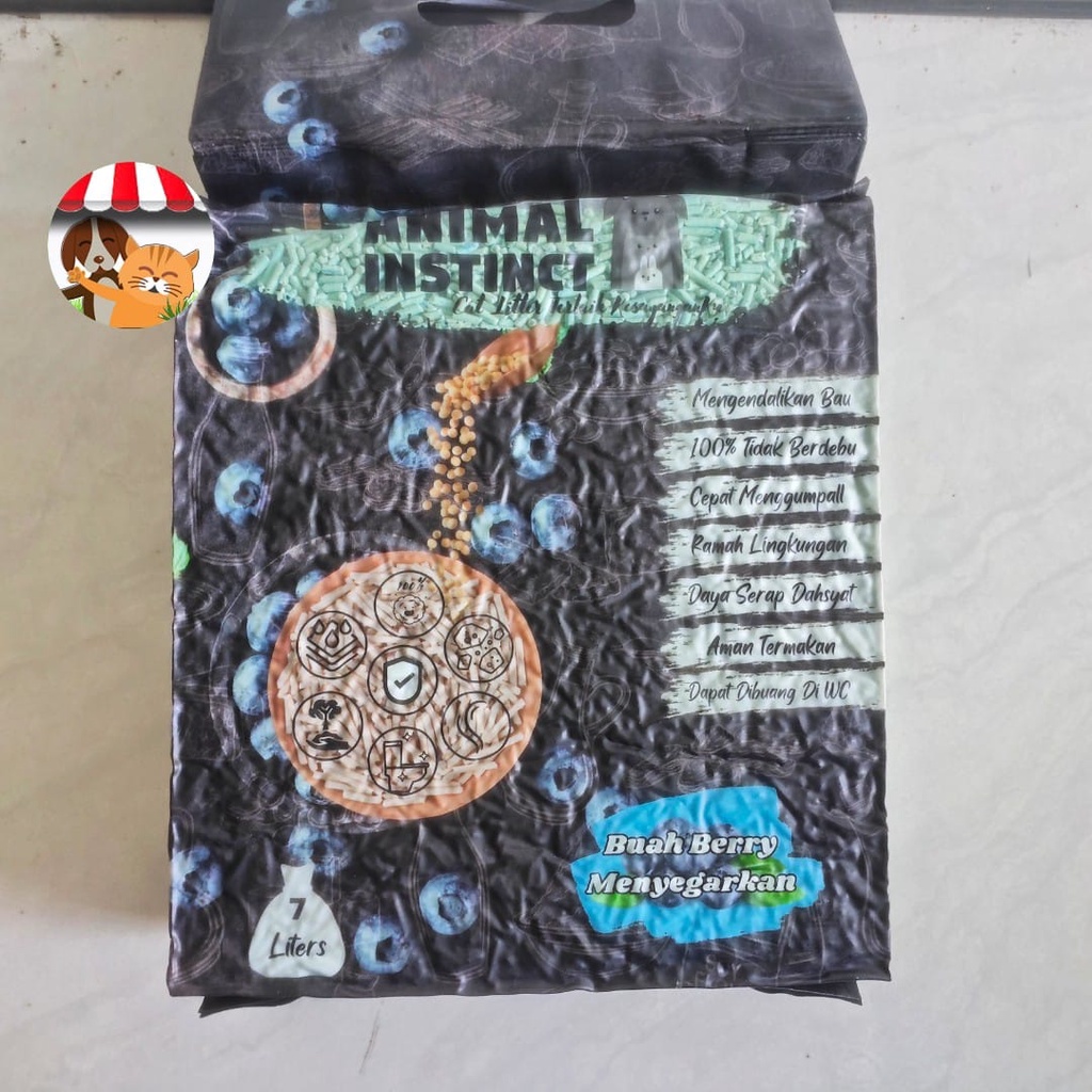 Tofu Animal Instinct Cat Litter 7L Pasir Kucing Ramah Lingkungan