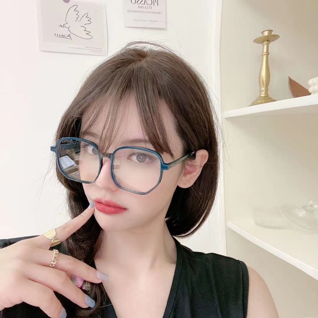 Kacamata TR90 Frame Material Gaya Anti Radiasi Komputer Fashion Eyeglasses Korean Wanita Pria