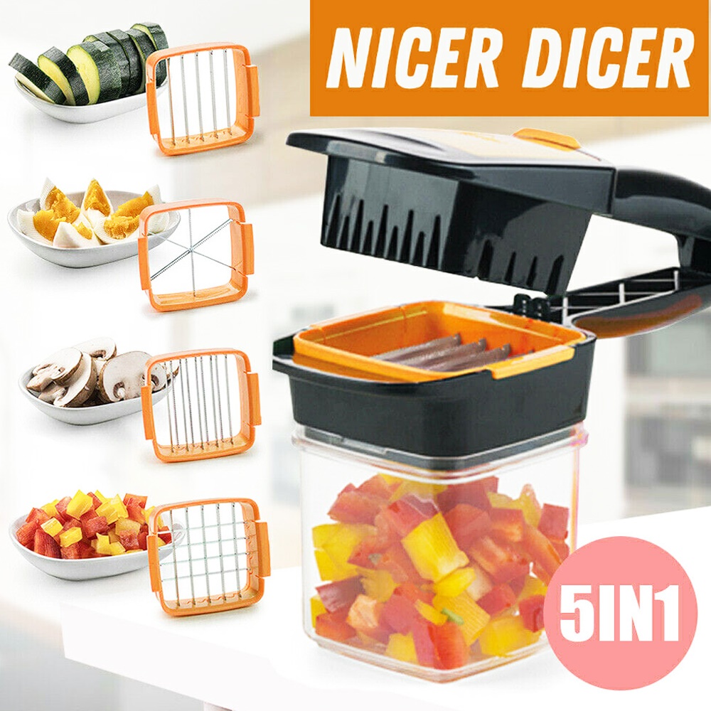 FM - Pencacah Buah dan Sayur As Seen On TV Nicer Dicer Quick 5in1