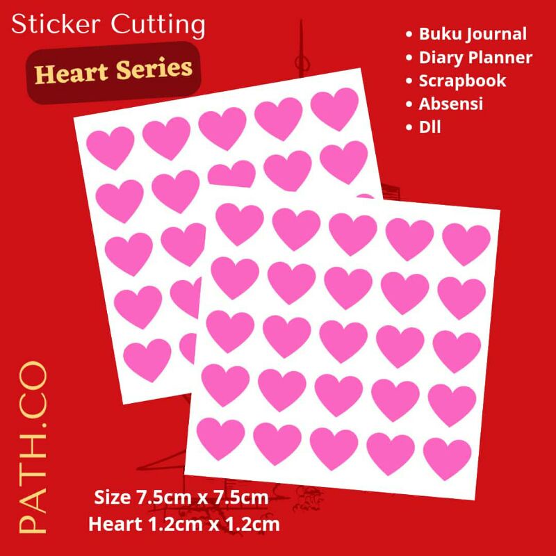 

Basic Sticker Bujo Journal Planner Stiker Heart Tumblr Hati Love Color Tones Scrapbook