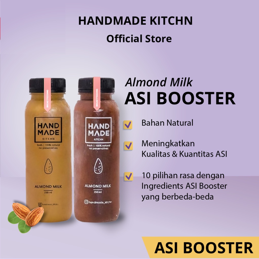 

HANDMADE KITCHN I Almond Milk I Asi Booster I Susu Almond