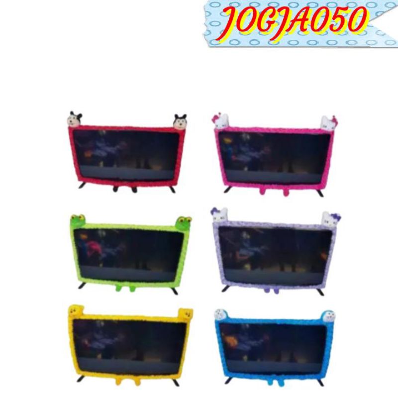 050.COVER SARUNG BANDO TV 19-29 INCHI DAN 32-40 INCHI KARAKTER BONEKA