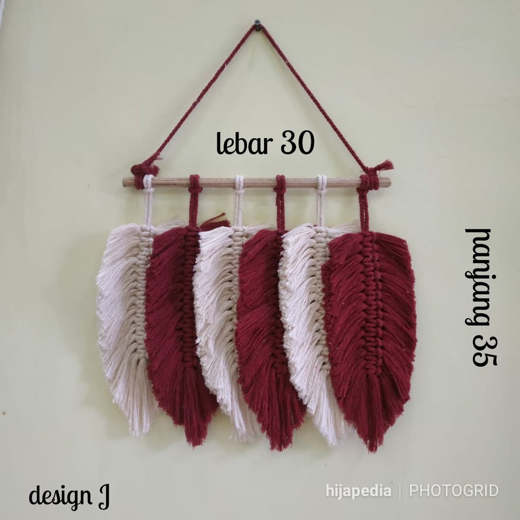 Hiasan dinding macrame/wall hanging makrame rajut decor