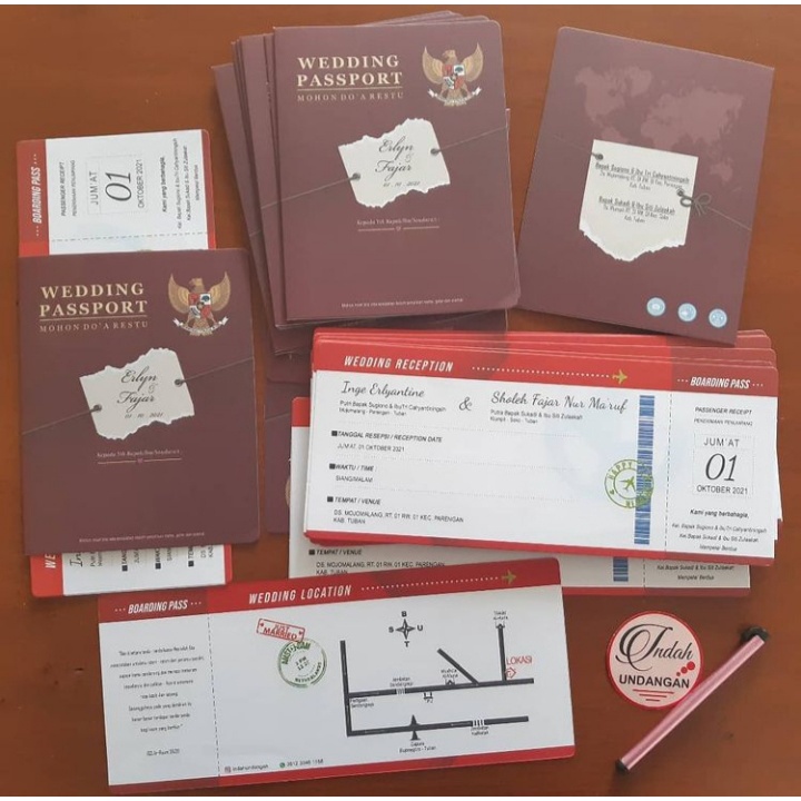 UNDANGAN PASPORT MERAH