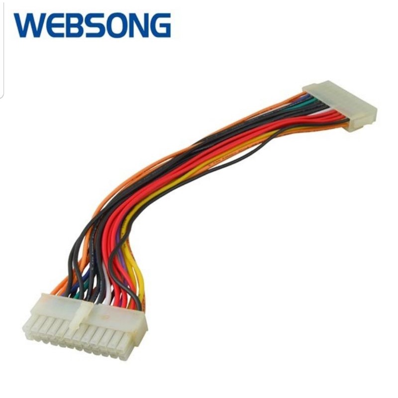 Kabel Power Motherboard 24P Male to Female High Quality Websong