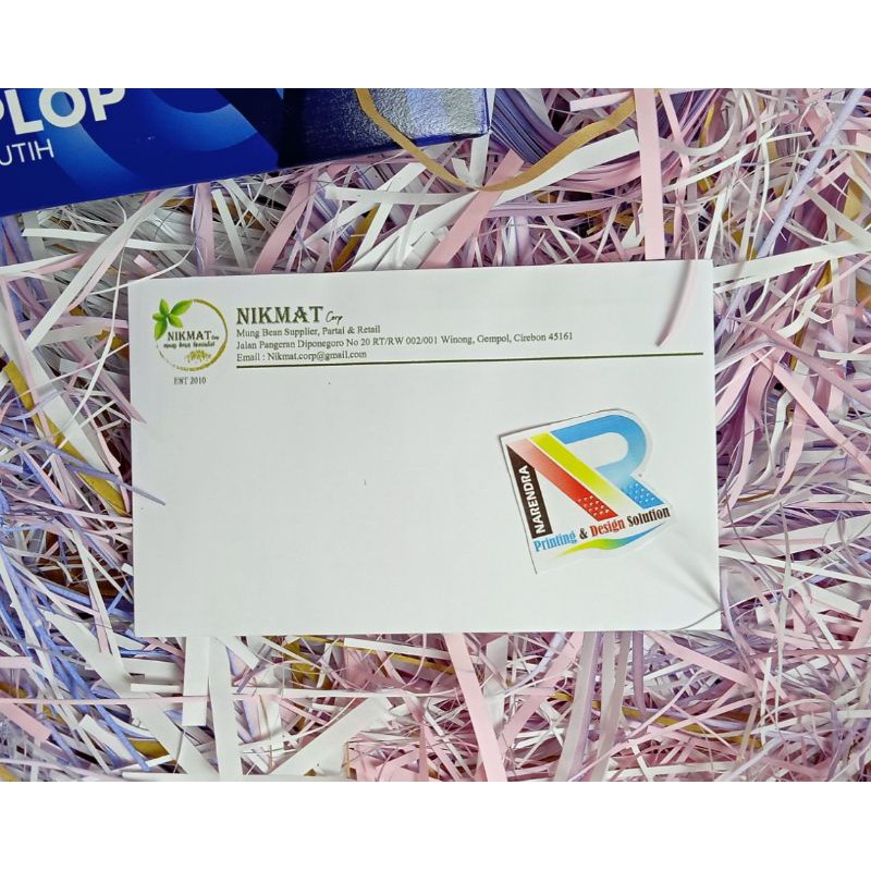 

Cetak Amplop Custom ukuran 104 atau sedang |percetakan narendra