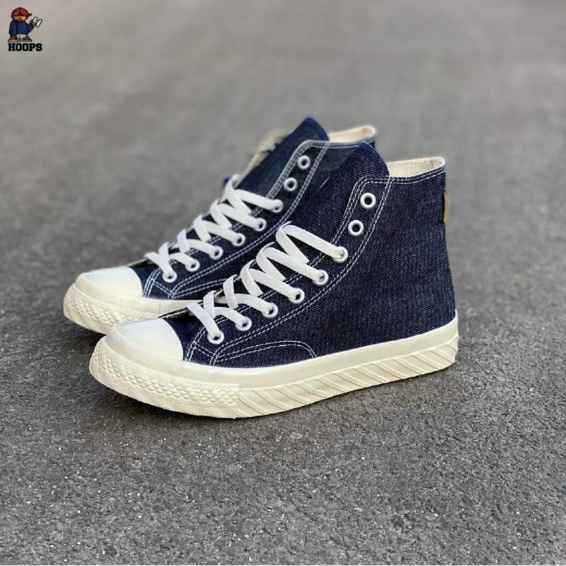 VENTELA "BTS 80s HIGH DENIM BLACK" SEPATU - HOOPS BANJARMASIN