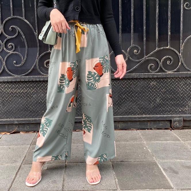 ☂ Stella Pants - Celana Kulot Import Homewear Katun Adem PART 1 ✮