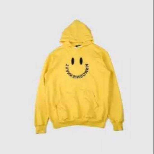 JAKET HOODIE JUMPER THANKSINSOMNIA SMILE PREMIUM UNISEX