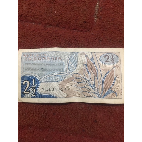 Uang 2 1/2 Rupiah Kertas