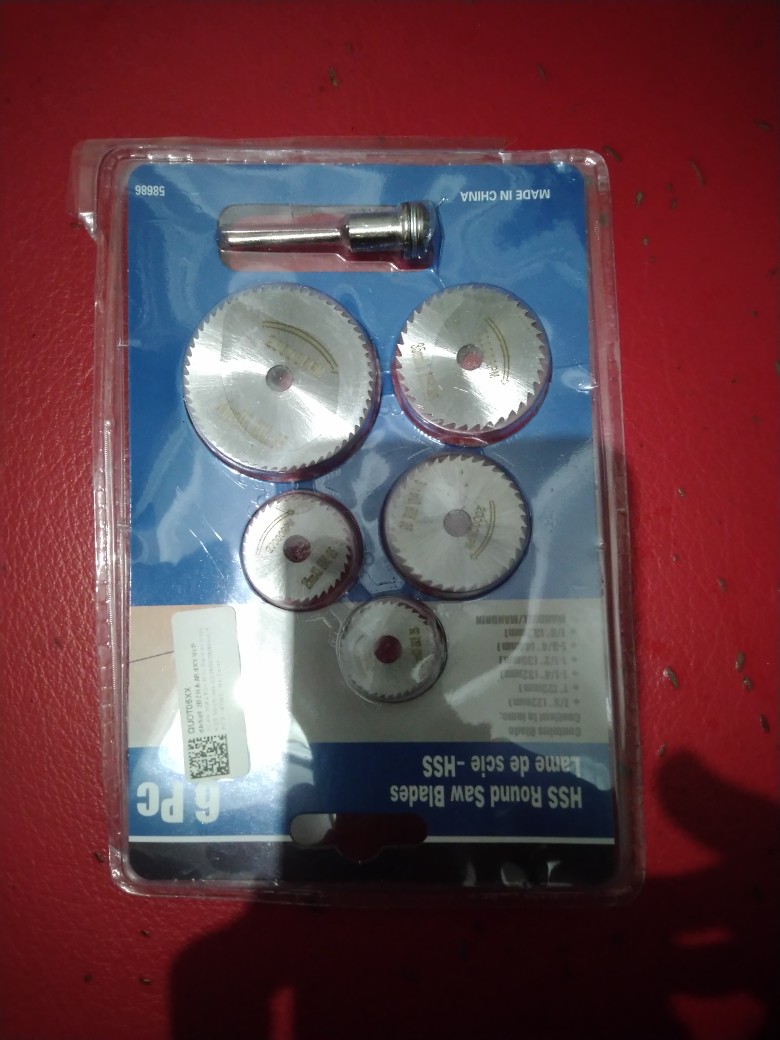 Mata Gergaji Mini Gerinda Set 5 Pcs Circular Saw Grinder Bor Potong Kayu Hss Blade 22 25 32 35 44mm