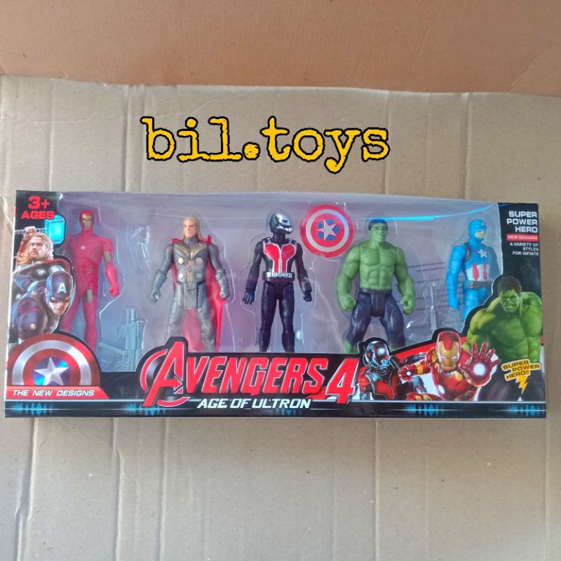 MIAINAN AVENGERS 4 AGE OF ULTRON ISI 5PCS