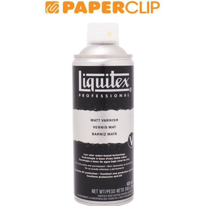 

3950020 LIQUITEX 400ML SPRAY VARNISH MATT ---READY---