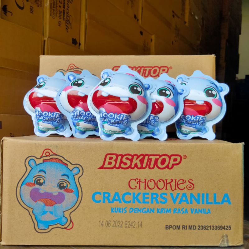 

Biskitop Kudanil Crackers Vanilla Cookies