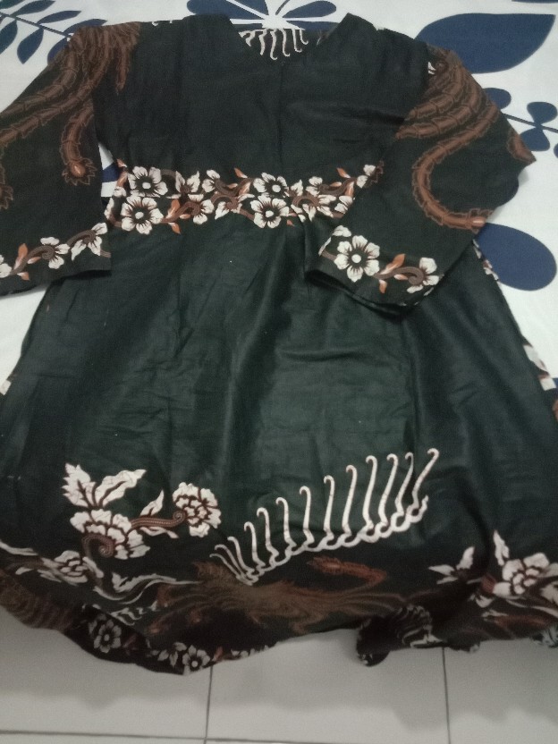 Gamis Batik Manggar,sekar,cantik, Kubis,kupu,padi,daun/cod