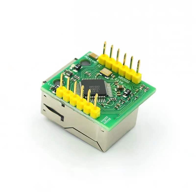 Usr-es1 W5500 Chip Konverter SPI Ke LAN / Ethernet TCP / IP Mod