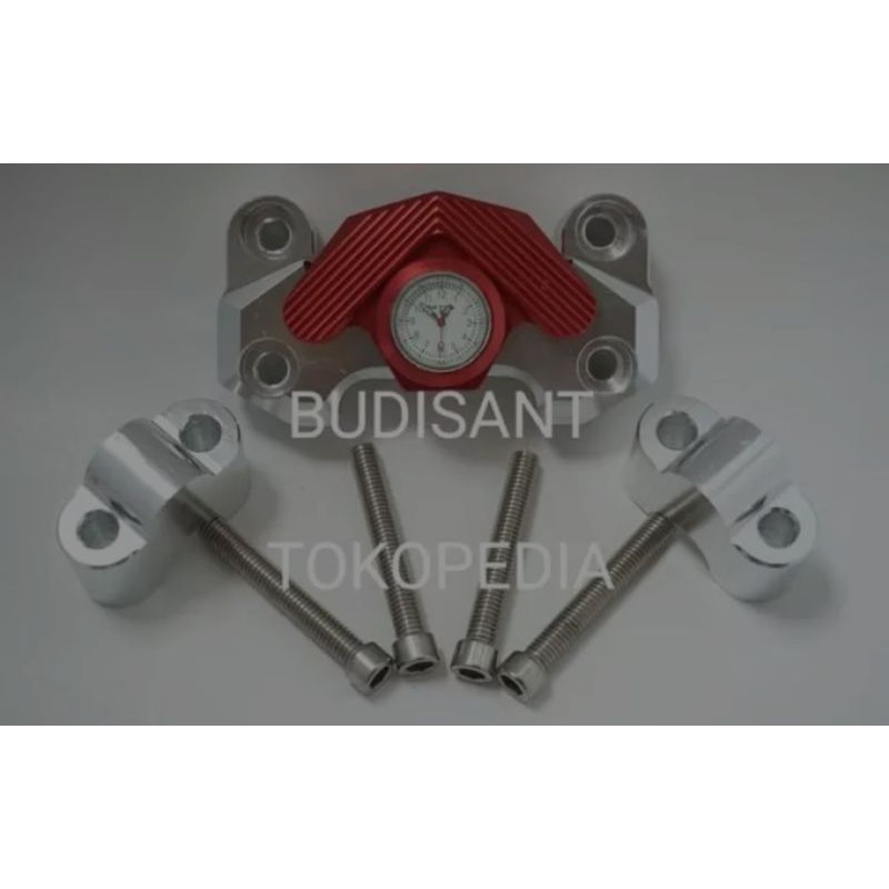 TUTUP RAISER STANG BAR CLAMP NITEX VIXION BYSON CB150R SCORPIO DLL