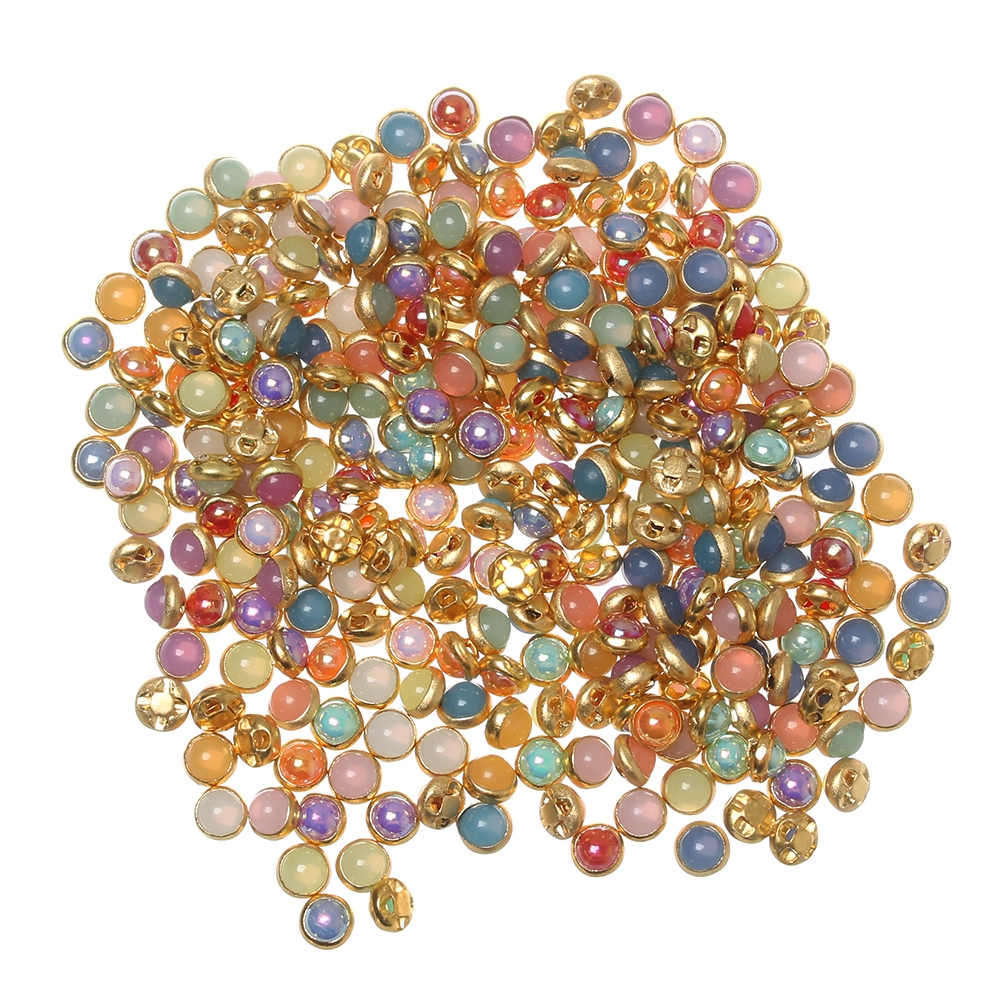 20 / 40Pcs Kancing Mutiara Mini Buatan Tangan untuk Aksesoris Rumah Boneka