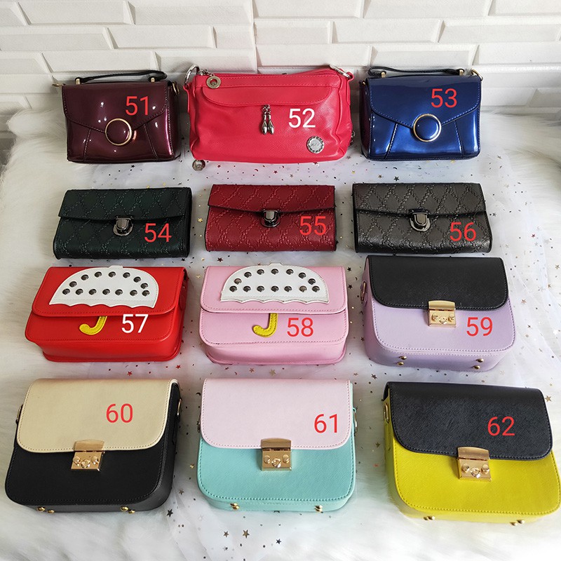 3pcs  total  99.000 tas impor wanita cewek  selempang murah  fashion slingbag kulit sintetis promo