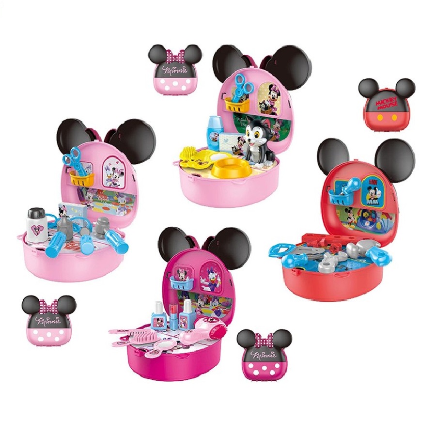 Mainan Tas Karakter Mickey Mouse & Minnie Mouse, Frozen/ Mainan Tas Selempang