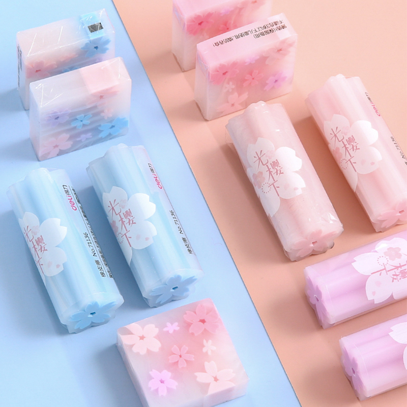 Deli 4b Penghapus Kreatif Bentuk Bunga Sakura