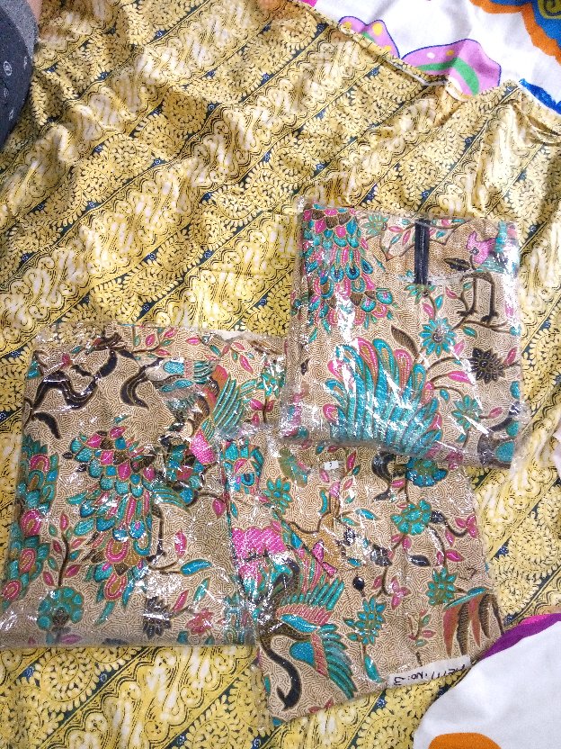 Batik Couple Keluarga M L Xl Xxl Xxxl Terbaru - Sania Ruffle Ori Ndoro Jowi Dnt