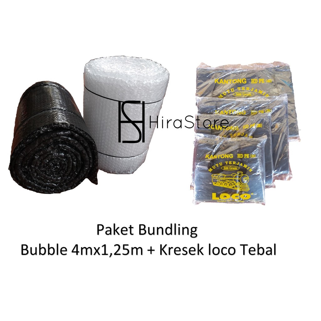 

Bubble wrap 4mx1.25m + plastik kresek Loco 500 gram