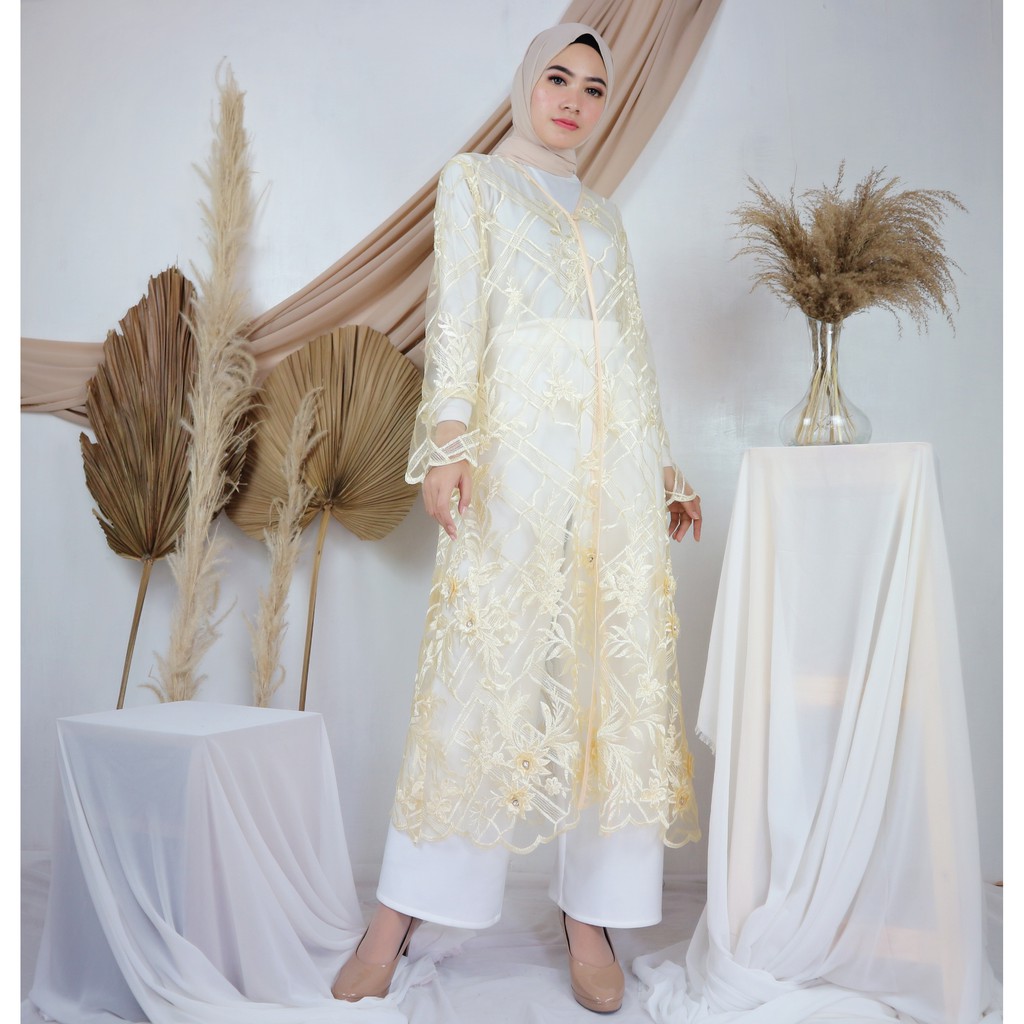 Kenanga Brukat Lace Long Outer