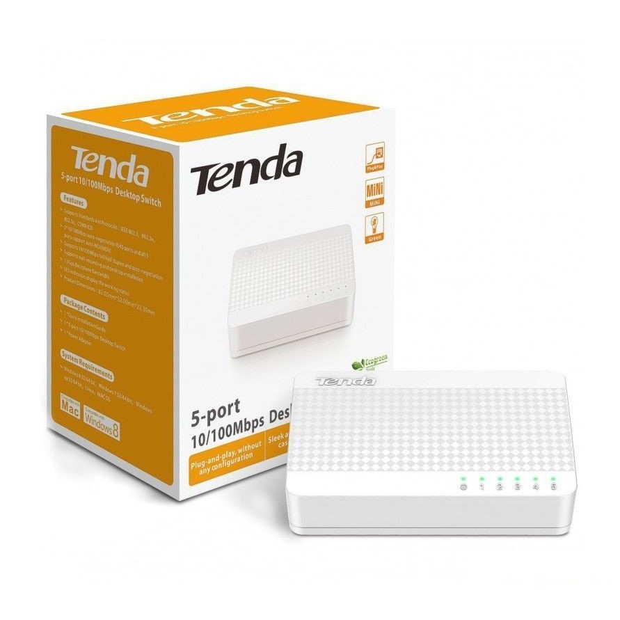 TENDA S105 5 PORT ETHERNET SWITCH HUB