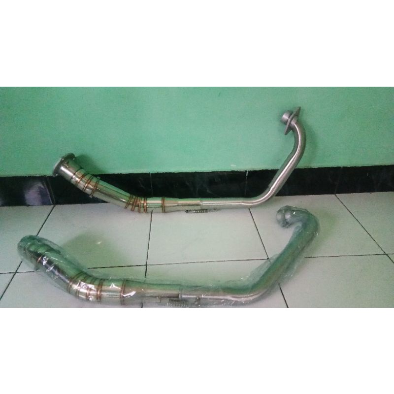 Leher knalpot satria fu+adaptor
