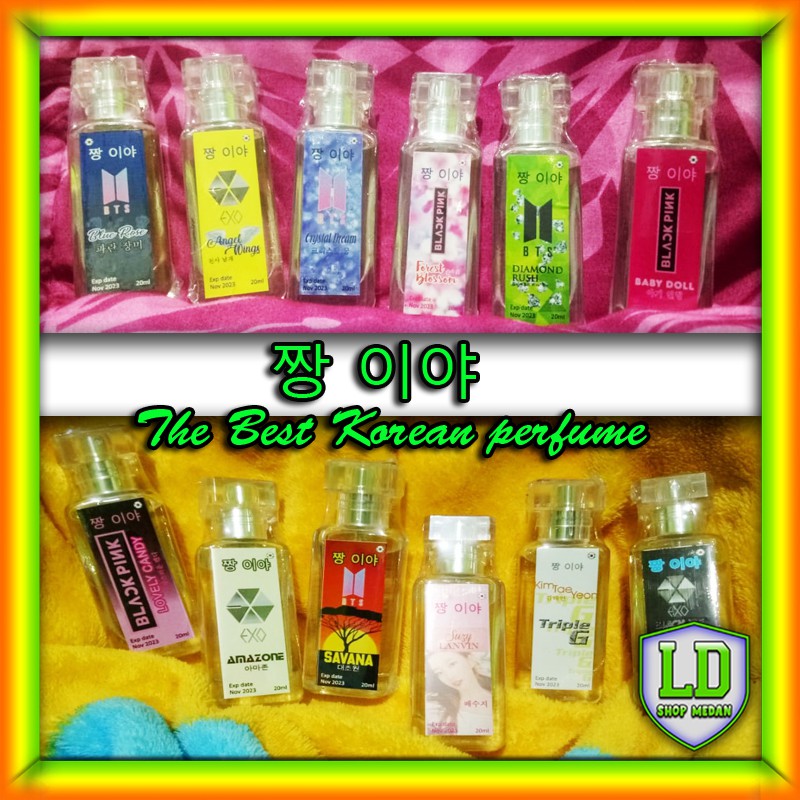 Aneka Parfum Korea Spray BTS BlackPink Exo Bibit Parfum Korea Original