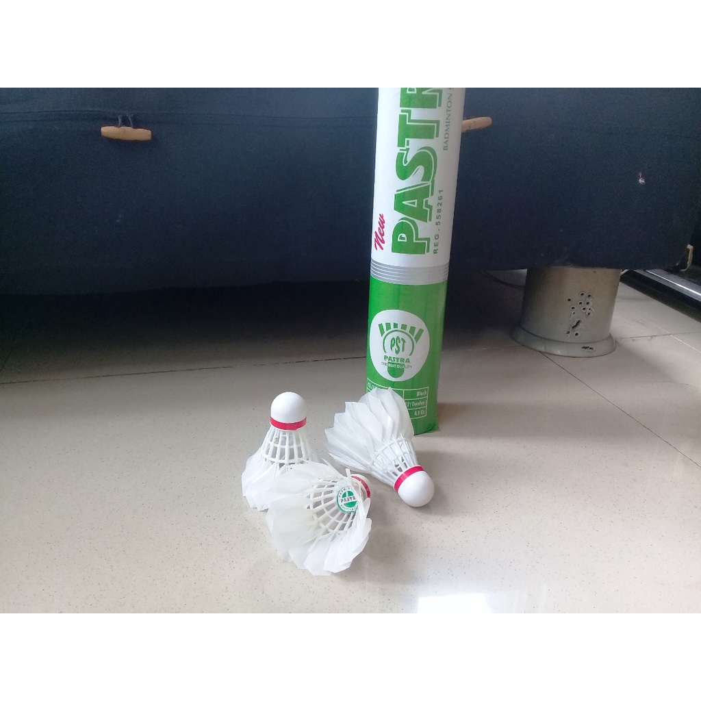 RB Kok Bulutangkis Pastra Hijau 12 Pcs Badminton Shuttlecocks - Pastra