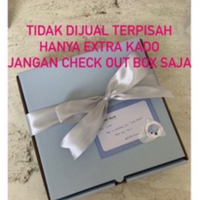 

EXTRA Gift Box Kado / dus warna TIDAK DIJUAL TERPISAH