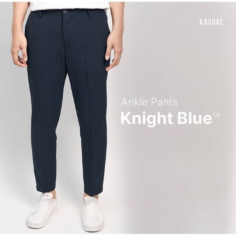ankle pants celana sirwal chinos celana formal celana semiwool KASUAL ID