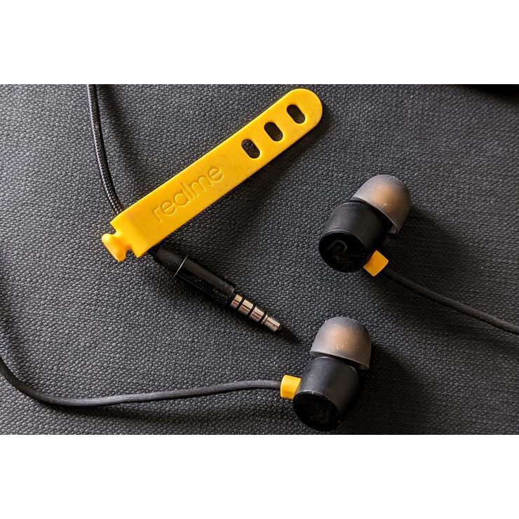 Headset Realme magnet Buds 2 handsfree stereo bass Earphone magnetic headphone original oem terlaris-2