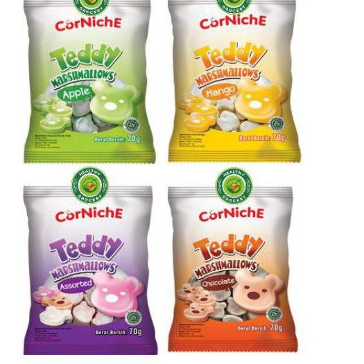 

SANGAT TERJANGKAU >!>! 775LLA CORNICHE Marshmallow Teddy 70gr
