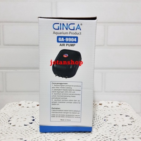 GINGA GA 9904 GA9904 Air Pump Mesin Aerator Pompa Udara  4 Lubang Outlet