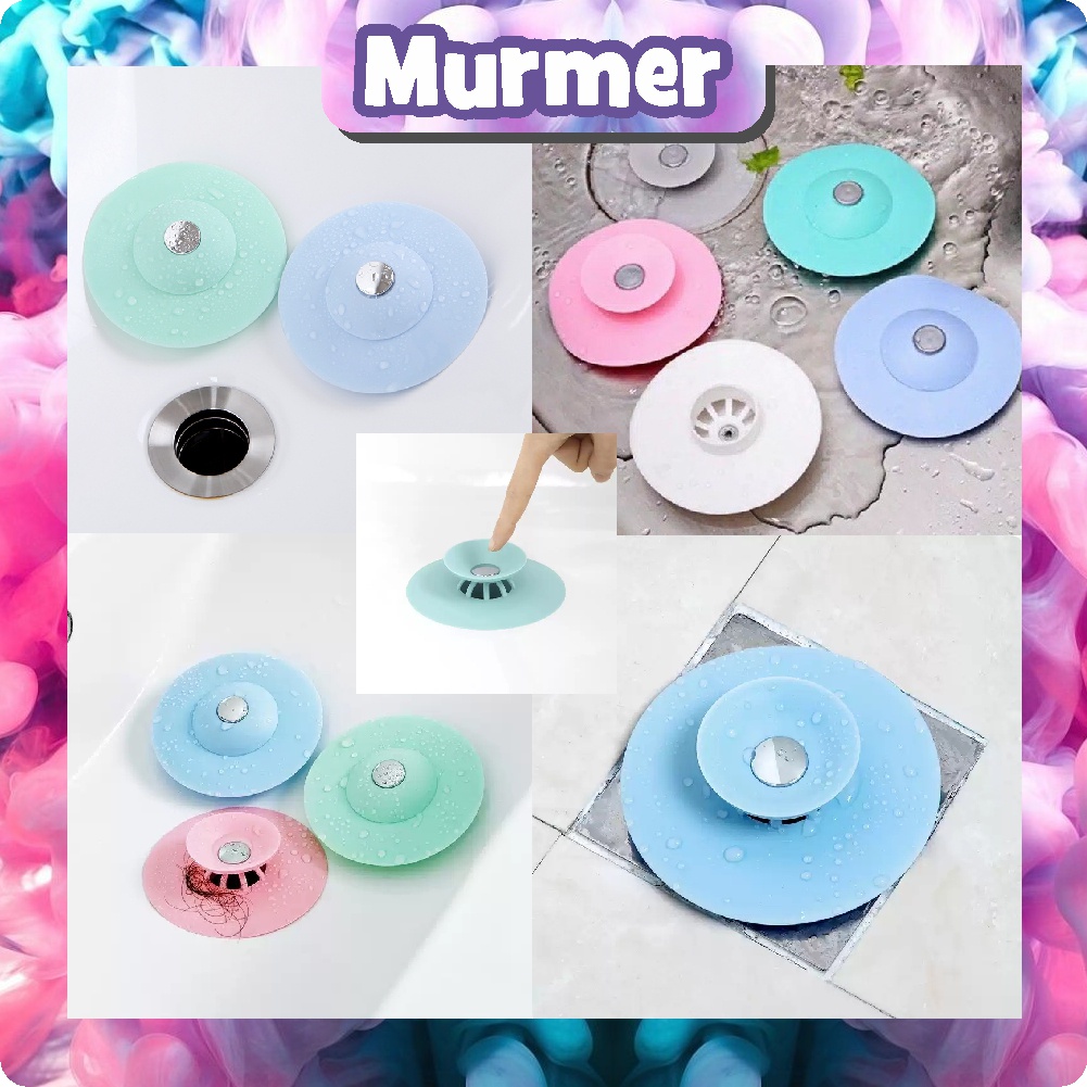 MurmerOfficial R430 PENUTUP WASTAFEL BAHAN SILIKON BULAT SARINGAN SINK BAK CUCI PIRING DAPUR / SINK FILTER SILICONE SARINGAN IMPORT