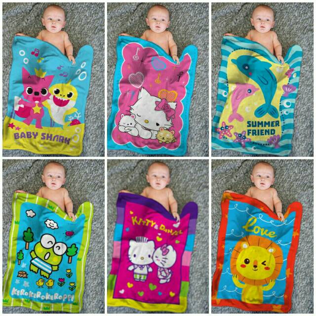 SS Selimut Bayi Internal BABY BLANKET Mix Motif ANAK BALITA 75 X 100 CM Kecil PART A