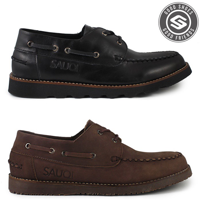 Kasual Kulit Asli Sepatu Pria Sauqi Zapato Formal Work Gantleman Genuine Leather High Quality