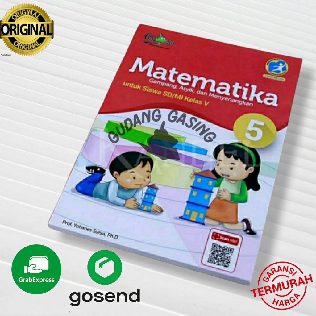Jual Buku Matematika Gasing Sd 5 Kurikulum 2013 K13 Karangan Prof Yohanes Surya Ph D Indonesia Shopee Indonesia