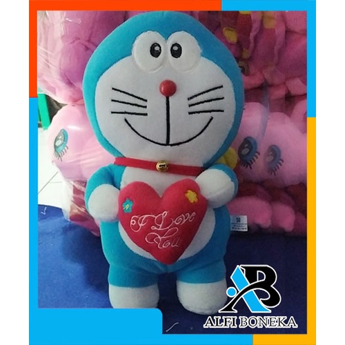 Boneka Doraemon Love Lucu dan Gemesin - Boneka Mainan Anak Perempuan