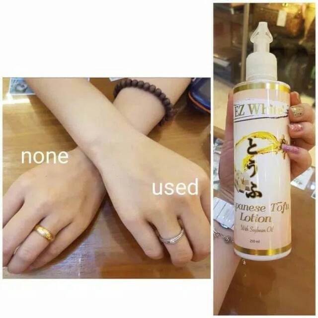 LOTION TOFU EZ WHITE JAPANESE BPOM ORIGINAL BODY LOTION PEMUUH PENGHALUS KULIT