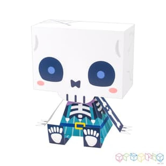 DIY Papercraft Boneka Kertas Tengkorak