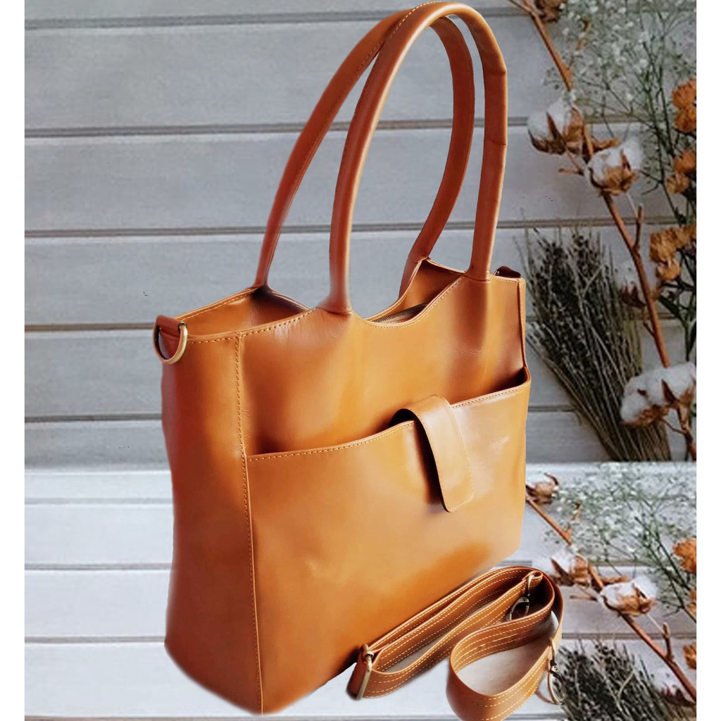 Tas Kulit Garut Tas Kulit Asli Tas Laptop Wanita Tas Kerja