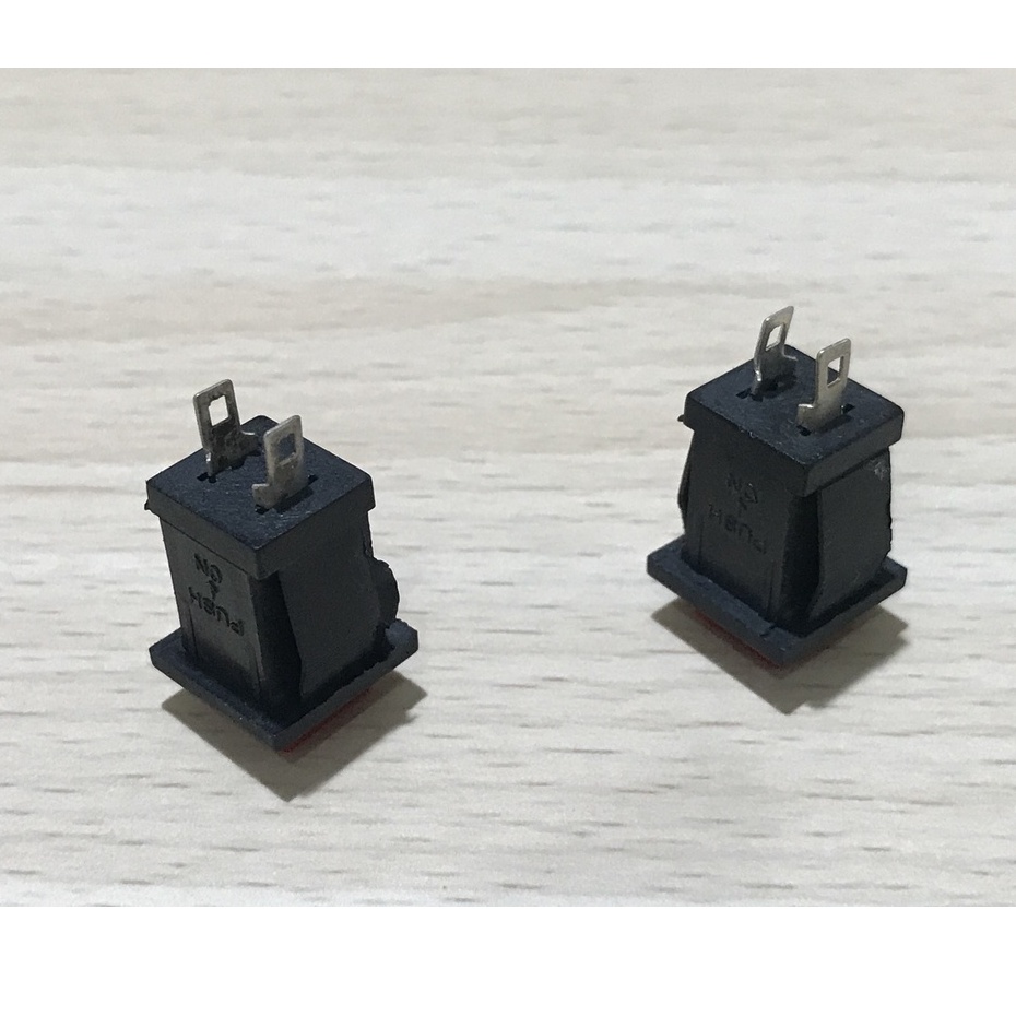 SWITCH PUSH BUTTON SAKLAR ON 2 PIN KOTAK 3A 125V 1.5A 250V DS-431