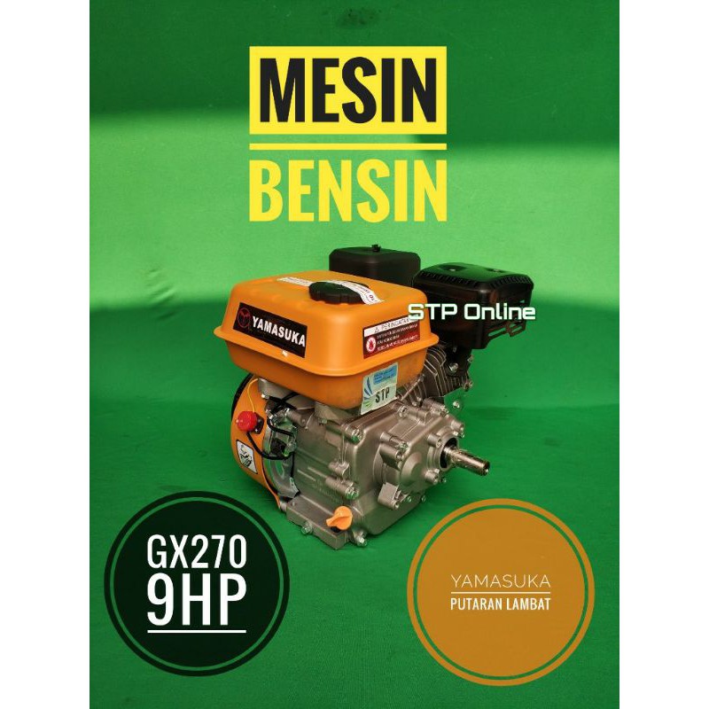 MESIN BENSIN KETINTING GX270 YAMASUKA PUTARAN LAMBAT